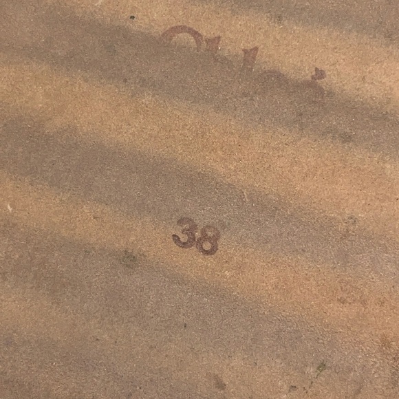 CHLOE WOODY LOGOED CANVAS & LEATHER WHITE MULE SLIPPERS Sz. 38/ US 8 - Picture 17 of 17